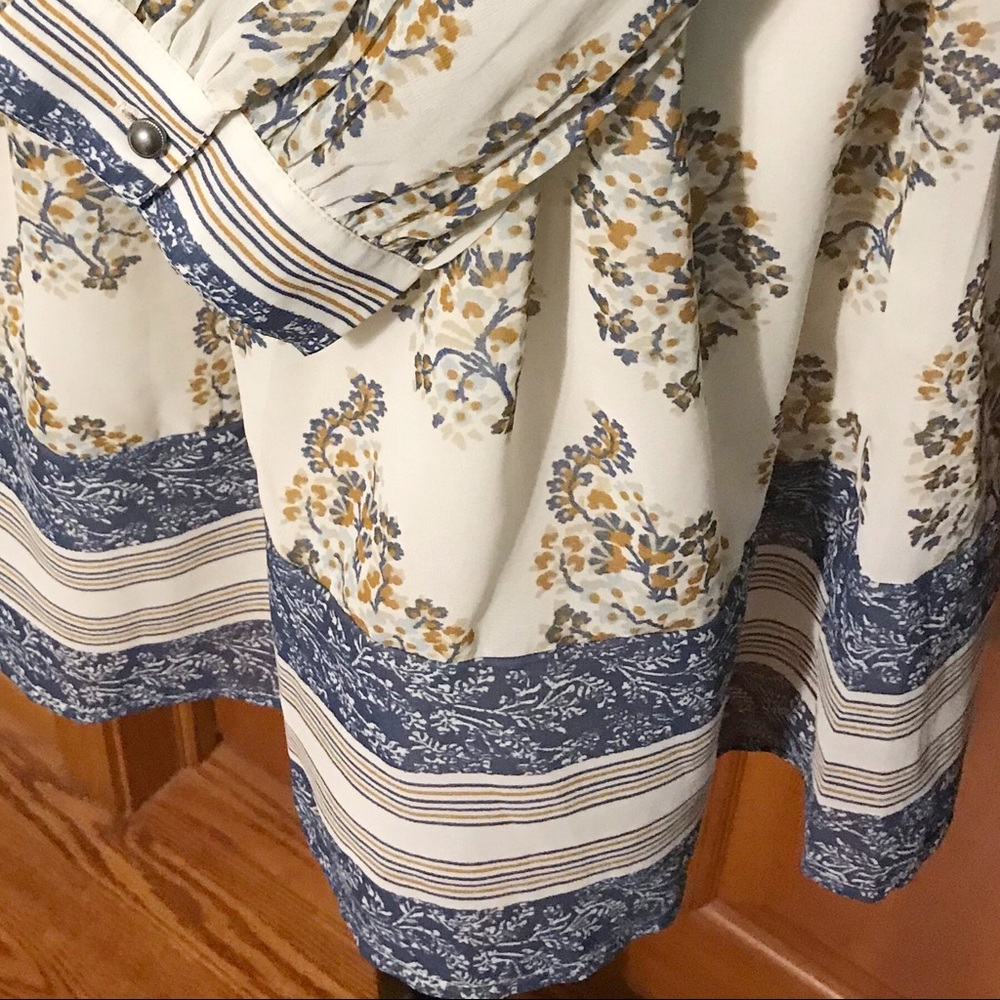 Lucky Brand | Drop waist  long sleeve dress XL - Picture 4 of 7